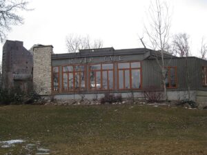 Exterior of River Café restaurant on Prince's Island Park, Calgary
